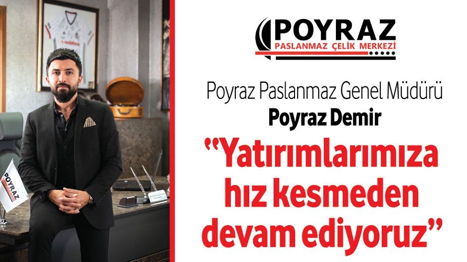 Yatırımlarımıza hız kesmeden devam ediyoruz