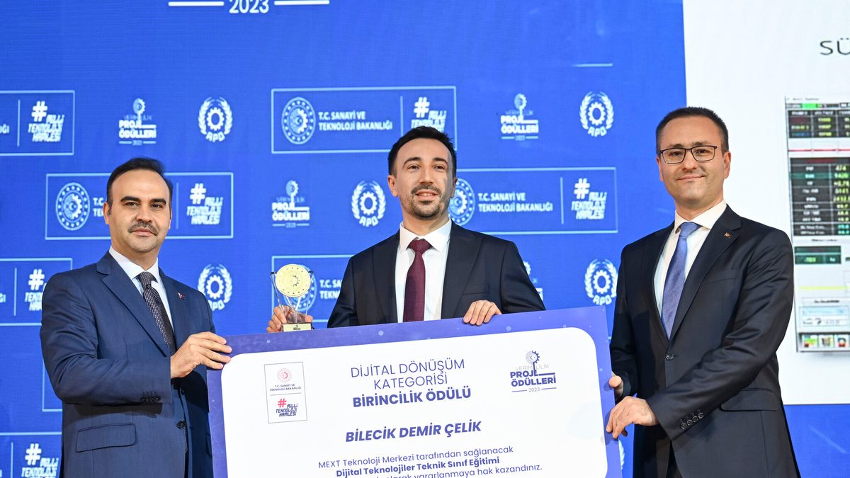 Bilecik Demir Çelik, dijital dönüşüm kategorisinde birincilik ödülü kazandı