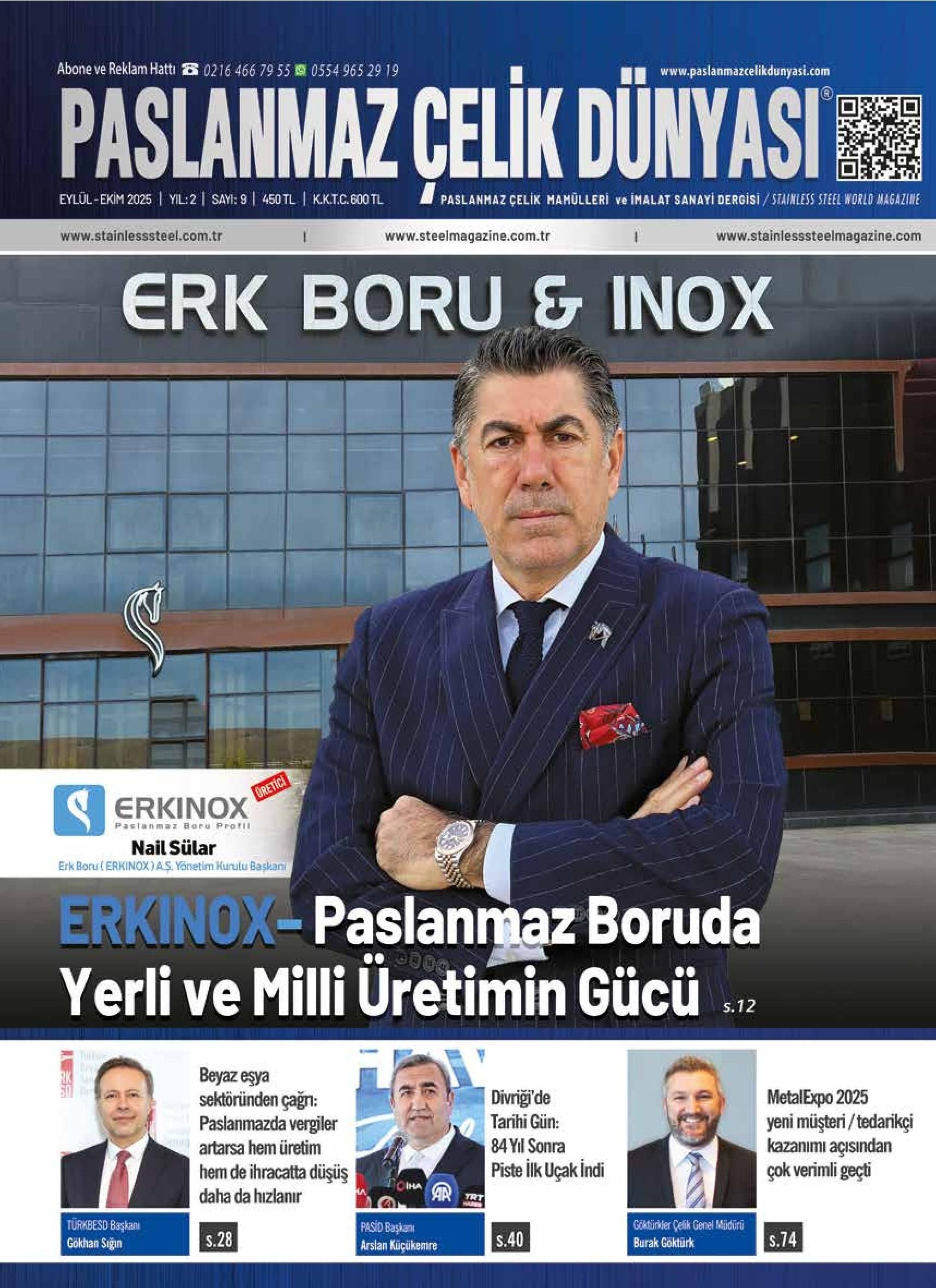 Paslanmaz Çelik Dünyası - 9. Sayı - Eylül-Ekim 2025